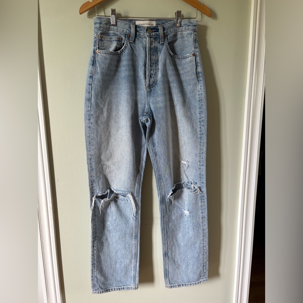 Aritzia Denim Forum The Joni High Rise Loose 29L Denim Jeans 25